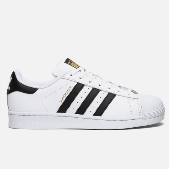 Adidas Superstar Black and White Sneaker Size 9 - Picture 2 of 10